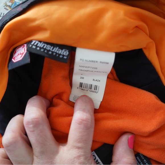 Rossignol JC de Castelbajac Ski Snowboarding Pant Brown Black Women's Size S - Picture 8 of 11